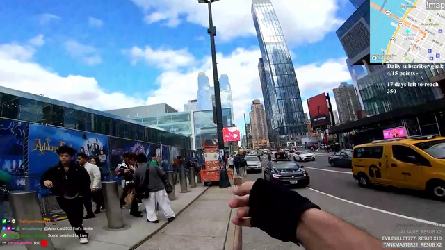 Street vendor drops pretzels