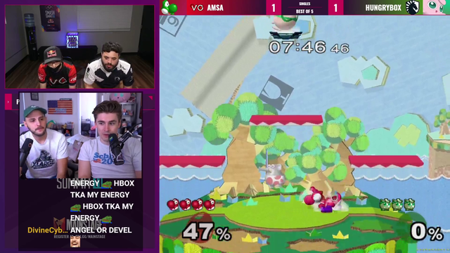Ludwig and Slime watch the craziest melee play ever