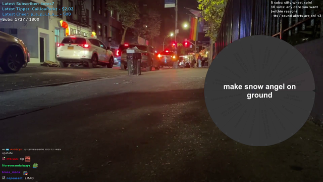 Philanthropist ExtraEmily cleans the streets of New York.