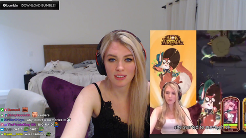 QTCinderella starring in an AFK Arena Ad