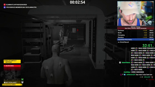 Atrioc clutches the run and reclaims the Hitman world record