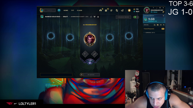 loltyler1 - Tyler1 mentions his favorite anime