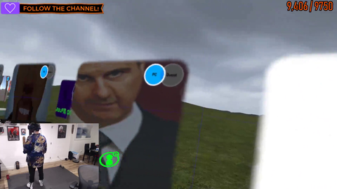 Hasan gets blessed by Assad in VRChat
