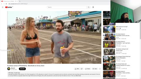 Forsen watches It's Always Sunny in Philadelphia
