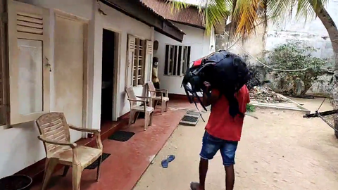 Man almost killed by a coconut