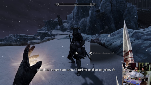 Michael enjoys LilyPichu's playthrough of Skyrim so much he decided to be in the game with her: