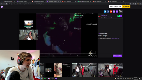 xQc - Kai and X have the exact same reaction to Ludwig dancing