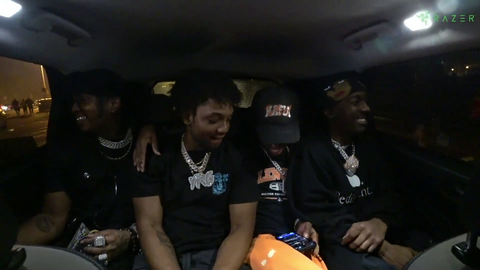 who was in the car?