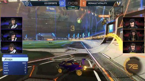 0 Second equalizer into overtime at Rocket League tournament