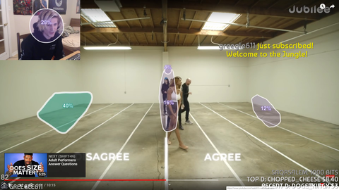 xqc's chat when given the option to vote