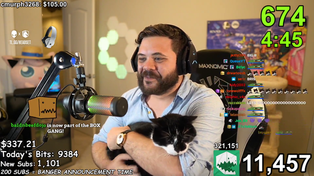 Hungrybox wins OTK Schooled during his birthday and gets crazy ton of gifted subs (this is just one of the many big donations)