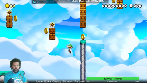 Trihex WRs NakeyJakey's Mario Maker level
