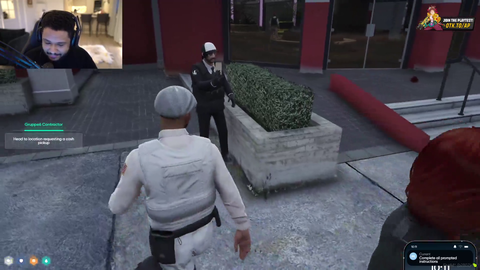 Nick trying to pick up women (Fandy) using his newly bought Security Truck