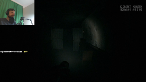 Forsen finds an easter egg of himself in a horror game