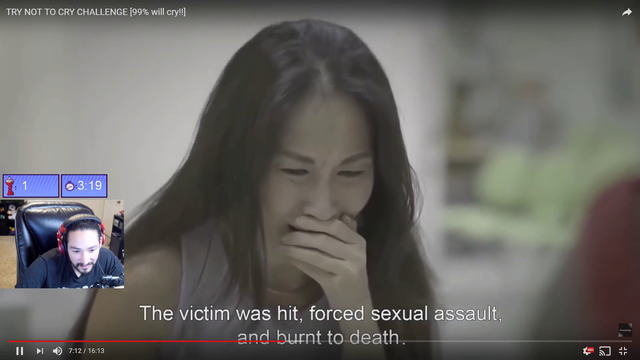 Try not to cry challenge turns sexual