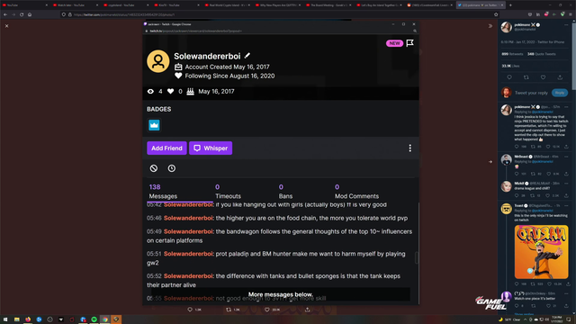 Asmongold Roasts Pokimane's hater
