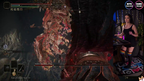 MissMikkaa beats the hardest boss of Elden Ring on a dance pad