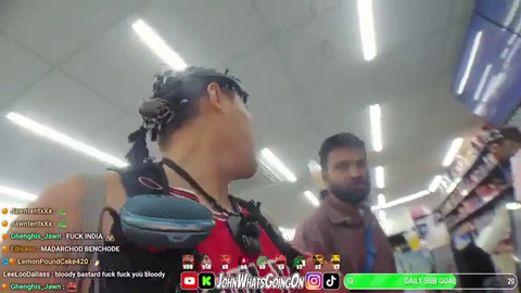 Kick Creator Slapped by Indians After 20 Minutes of Racially Motivated Harassment