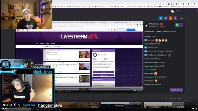 NOT DRAMA: out of all this chaos, Mitch takes time to show genuine love for Erobb