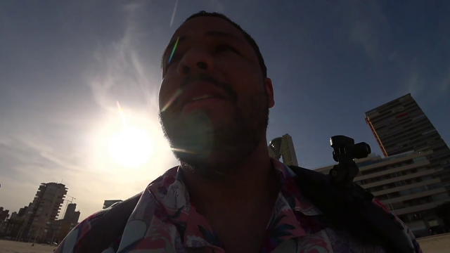 Nick experiences PogO overload at Spain Beach