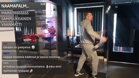 Finnish bar owner practicing to COVID19 ending POG
