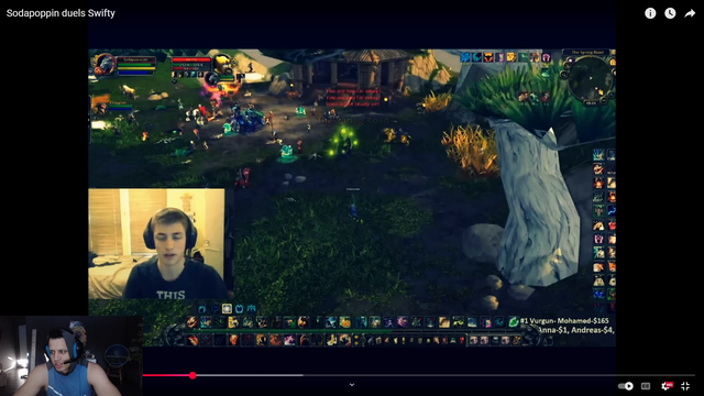 T1 watches old soda clips