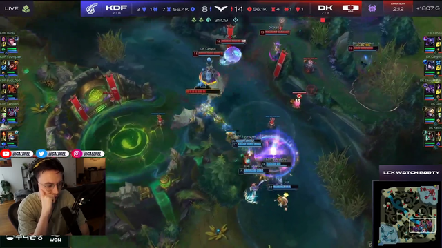 Caedrel's LCK co-stream buffers at the worst possible moment