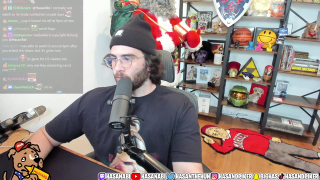 Hasan is frustrated with Twitch for deleting his vods and not communicating with him