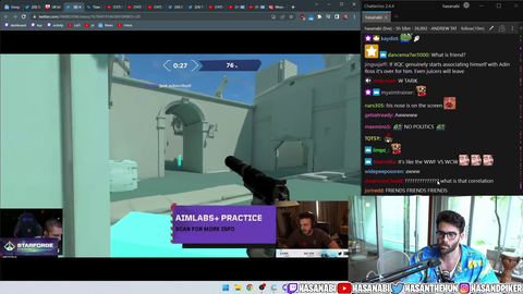 Hasan appreciates Tarik for saying he's a good person after all the drama