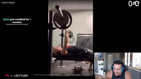 Tyler1's shirt gives super powers