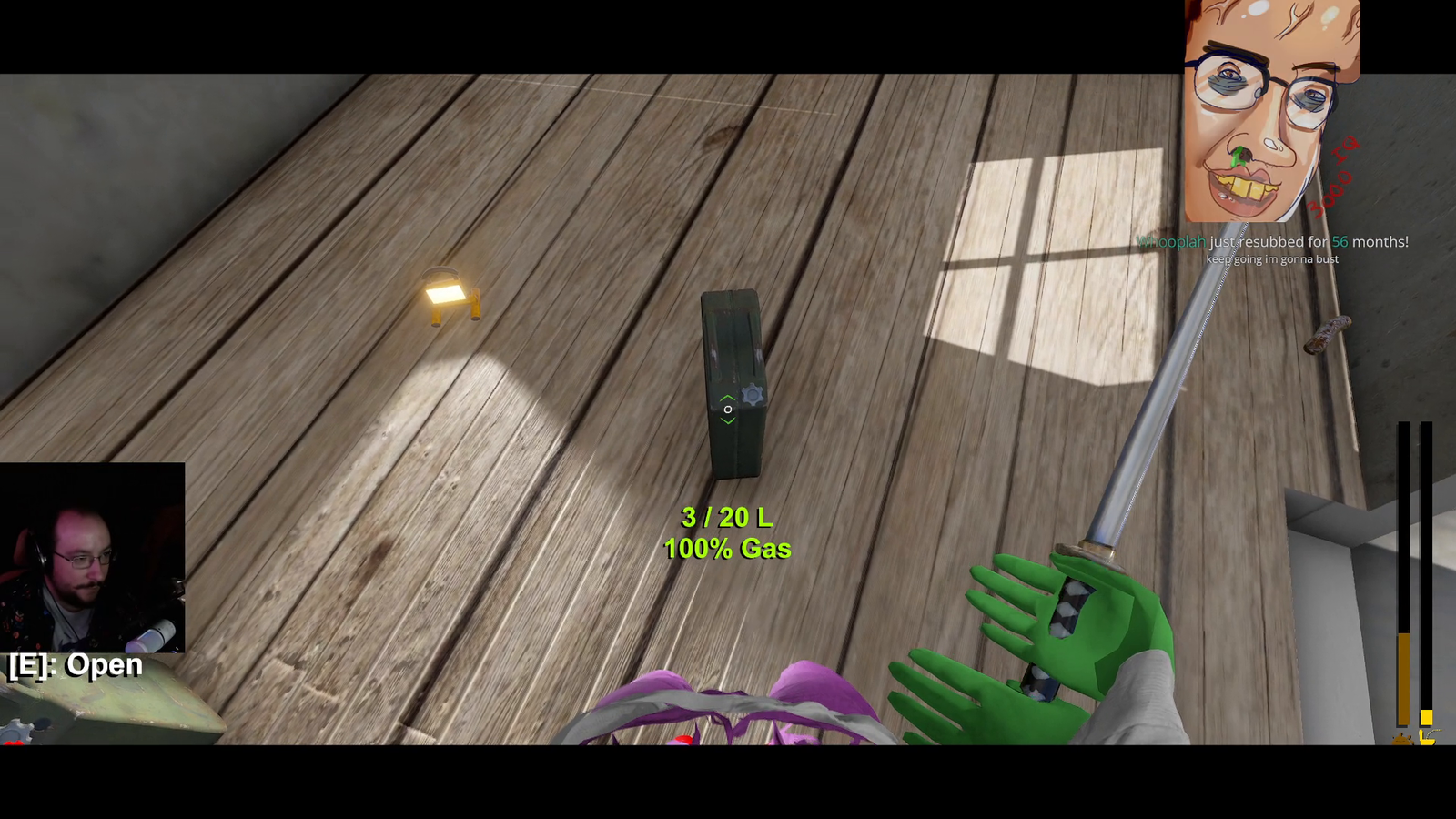 Bald gamer makes a misclick