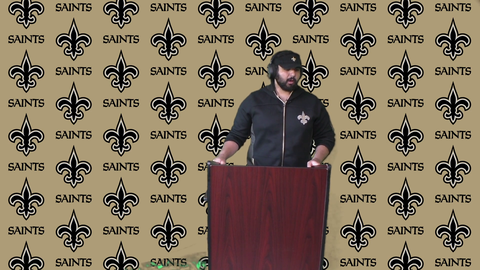 Coach Esfand takes a question from a divorced reporter