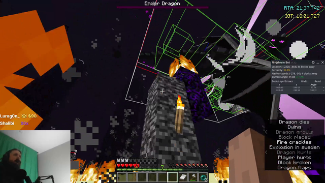 Forsen Beats xQc’s MINECRAFT RECORD 18:10