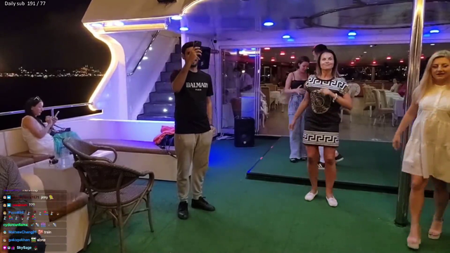 Turks randomly start dancing around the camera