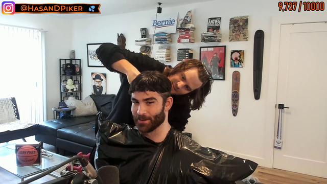 Hasan's hairstylist screws up