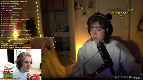 xQc notices Maya's hair