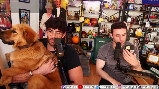Hasan has dilemma w his new puppy