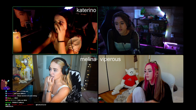 Katerino asks a hard question to the girls