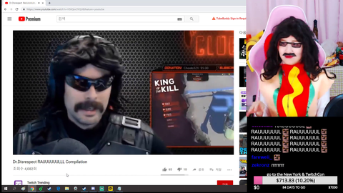 RRRRAAUUUUULLLLLL - HAchubby cosplaying as Dr Disrespect.