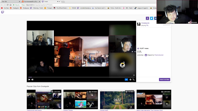 Greek gets triggered and bans clip chimp.