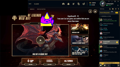 Soda on League of Legends players
