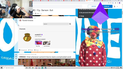 Twitch knows about Lamont