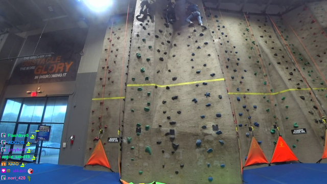 Hachubby with amazing rock climbing