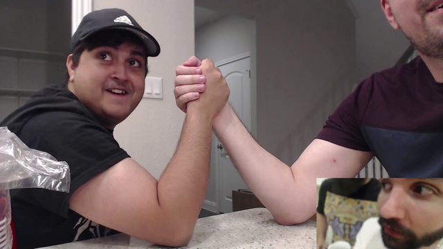 Poke and Rob Arm Wrestle