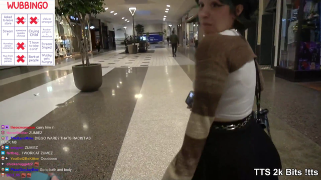 Wubby stalks their employee