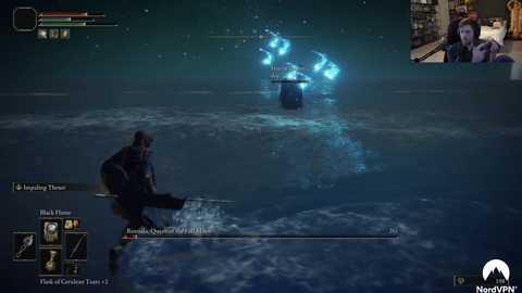 After 21hrs of stream, 13hrs of Elden Ring & getting carried by Vei for 69min of the boss fight.. Sodapoppin finally clutched Rennala/Ranni