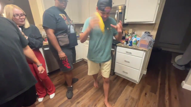 Erobb shows off his vacuum