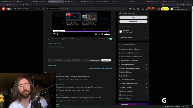 Asmongold hates gambling
