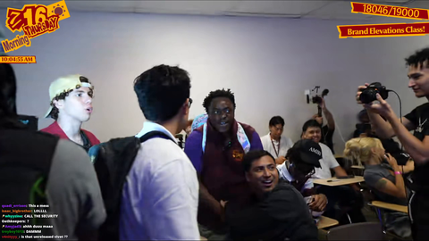 Fight breaks out in Rae's class during Streamer University