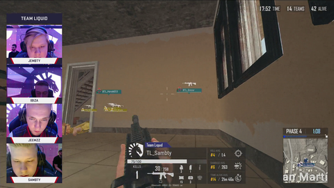 Jembty solo wipes 3/4 of a squad in the middle of a tournament match (PUBG)